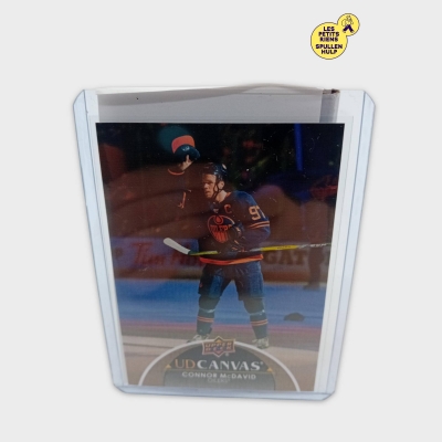 Carte De Collection Hockey Upper Deck Ud Canvas Connor Mcdavid 2021-2022 Oilers #c151