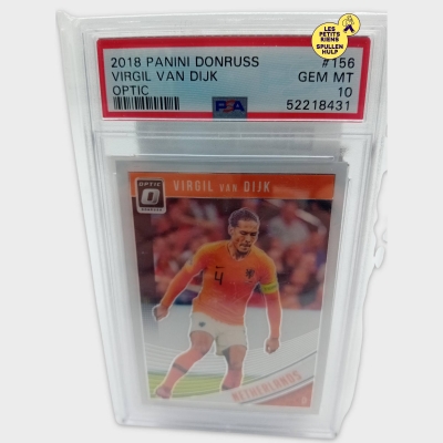 Carte Foot Virgil Van Dijk Panini Donruss Optic 2018 Psa 10 Gem Mt