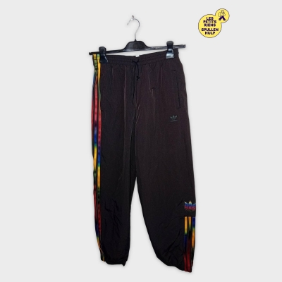 Adidas Originals Pantalon Jogging Femme Noir Bandes Arc-en-ciel