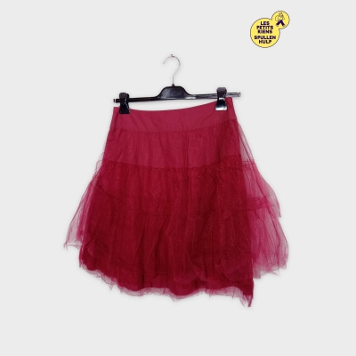 Jupe Tutu Tulle Rouge Bordeaux M 38 Mais Il Est Où Le Soleil?