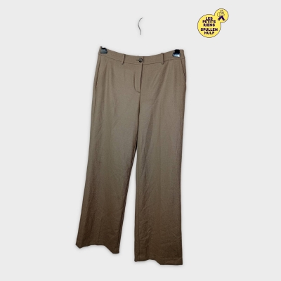 Pantalon Droit Beige More & More Femme L 40 12