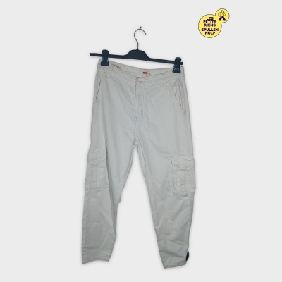 Levi's Pantalon Cargo Blanc W27