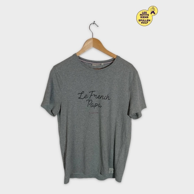 T-shirt Gris Le French Papa La Gentle Factory Pour Jules L