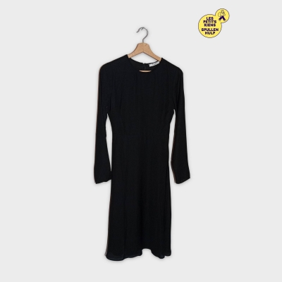 Robe Noire Manches Longues Na-kd