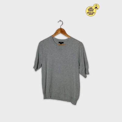 Pull Fin Gris Clair J.crew Homme L Neuf Avec Étiquette
