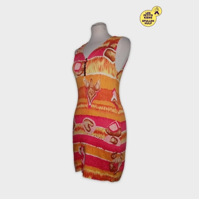 Top Sans Manches Serge Dana By Artal Multicolore Motifs Abstraits