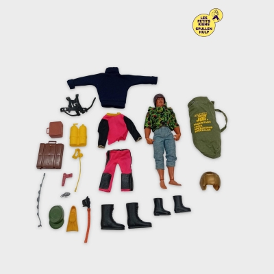 Grand Lot Figurine Vintage Avec Vêtements Et Accessoires 🪖