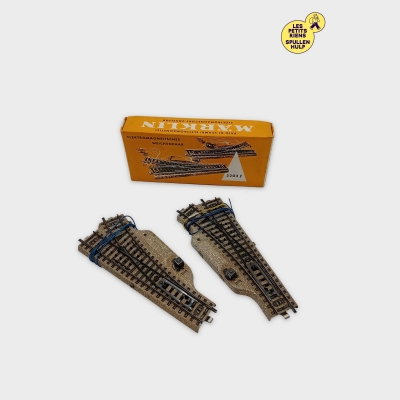 Aiguillages Électromagnétiques Märklin Ho 5202 Pour Train Miniature