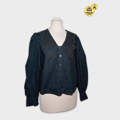 Chemisier Noir Broderie Anglaise & Other Stories M