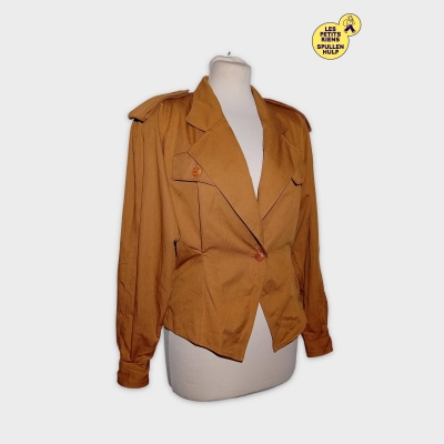 Blazer Croisé Femme Mexx Camel Style Rétro M/38