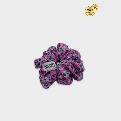 Chouchou Floral Label Jaune