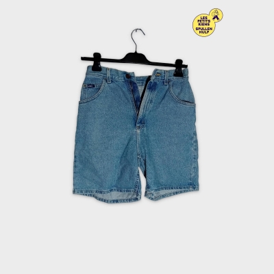 Short Jean Lee Bleu Clair Vintage Taille Haute