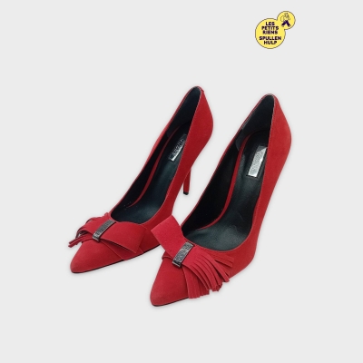 Escarpins Rouges &Agrave; Talons Aiguilles Guess T.37