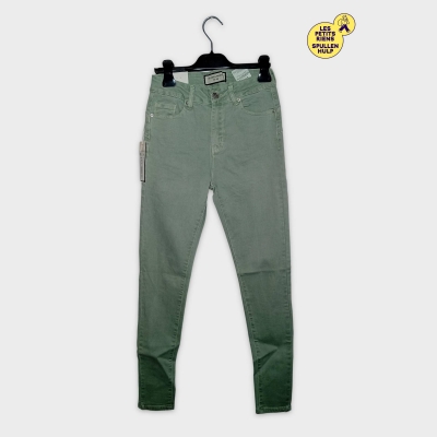 Pantalon Jean Skinny Femme Colorful Premium Vert Menthe S Neuf Avec &Eacute;tiquette