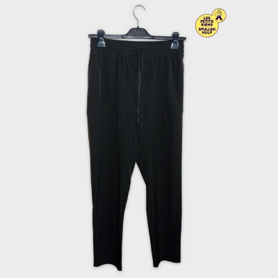 Pantalon Jogging Noir Confortable Taille L Femme