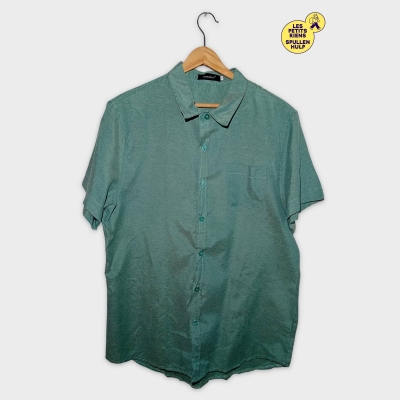 Chemise Homme Kesimo Manches Courtes Vert D'eau Xl