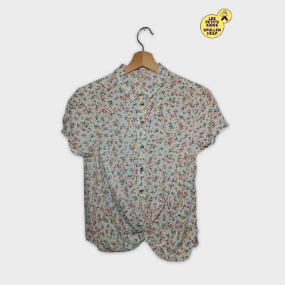 Chemisier Fleuri C&a Clockhouse M Manches Courtes Léger