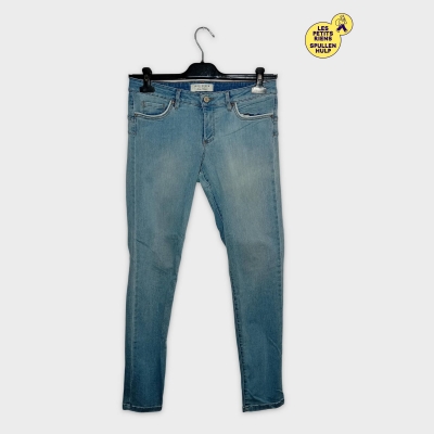 Jean Skinny Sculpt Up Femme Ikks Denim Bleu Clair Taille Unique