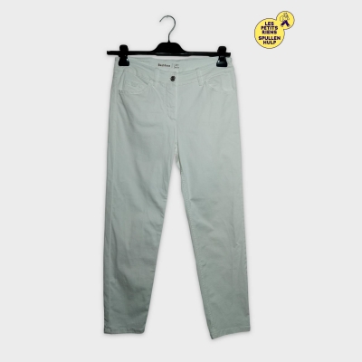Jean Blanc Cr&egrave;me Gerry Weber &Eacute;dition Coupe Boyfriend Casual M