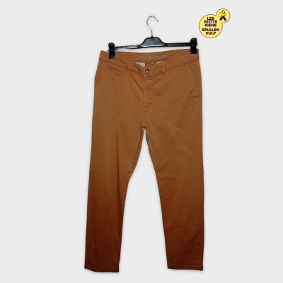 Pantalon Chino Homme Deer Island S Marron Camel T4532