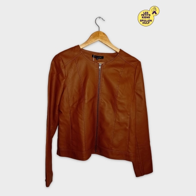 Blouson Similicuir Camel Lola Liza L 40