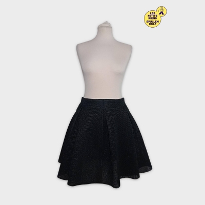 Jupe Plissée Noire Maje S Élégante Et Chic