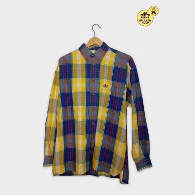 Chemise À Carreaux Homme State Of Art Jaune Bleu Rouge S