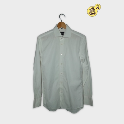 Chemise Blanche Wólczanka Homme L, Col Classique