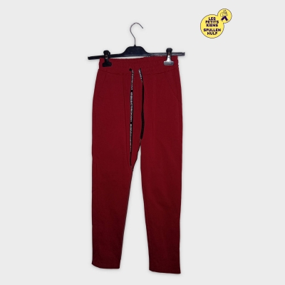 Pantalon Jogging Rouge Bordeaux Rosy Fashion Love & Forever M