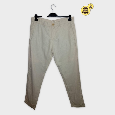 Pantalon Chino Esprit Beige Relaxed W34 Fr44 Homme