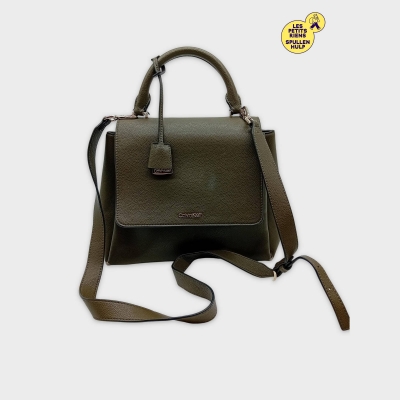 Sac Bandoulière Kaki Calvin Klein Élégant Et Polyvalent Adulte