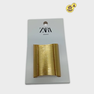 Bracelet Manchette Doré Texturé Zara M