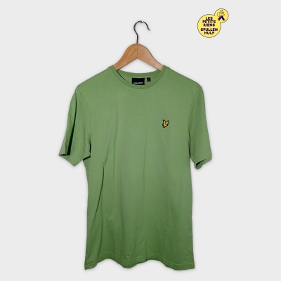 T-shirt Lyle & Scott Vert Pistache Logo Aigle M
