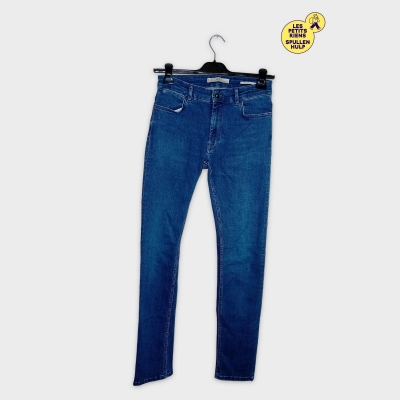 Jeans Slim Bleu Denim Mng Man W28 Fr38