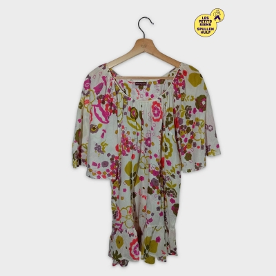 Chemisier Fleuri Multicolore Blancheporte Xxl 44