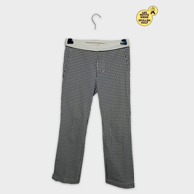 Pantalon À Carreaux Vichy Noir Blanc 's Max Mara Xs 34 6