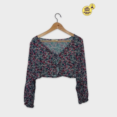 T-shirt Fluide Fleuri Cache-cœur Springfield S