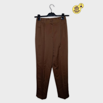 Pantalon Tailleur Vintage Riudi Club Marron M