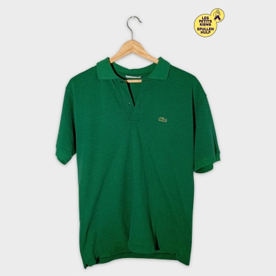 Polo Vert Lacoste Chemise Vintage Made In France M