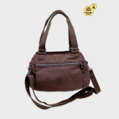 Sac Bandoulière/à Dos Kipling Nylon Marron T4960