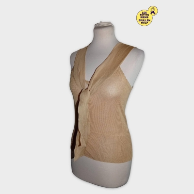 Top Beige Côtelé Bruphils Vintage S/36/8