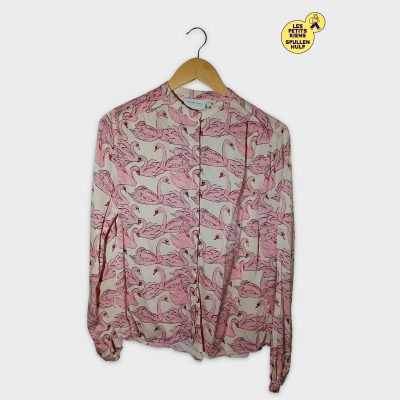 Blouse Fabienne Chapot Flamants Roses T36