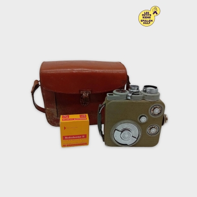 Caméra Film Eumig C3 8mm Vintage Avec Étui & Docs