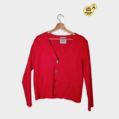 Gilet Col V Boutons Dorés Scotch & Soda M