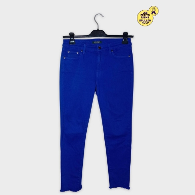 Pantalon Skinny Cropped Bleu Vif Lauren Ralph Lauren Xl