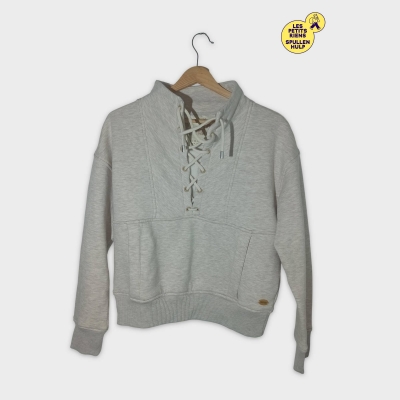 Sweatshirt Lacé Scotch & Soda Maison Scotch Femme Gris M
