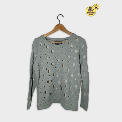 Pull Déstructuré Gris Designers Remix Charlotte Eskildsen Xs