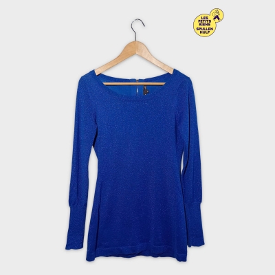 Pull Sora By Jbc Bleu Électrique Scintillant Xs