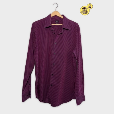Chemise Esprit Homme Rayures Violettes/noires Xl