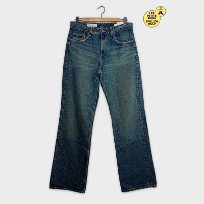 Jean Large Zara Bleu Délavé 